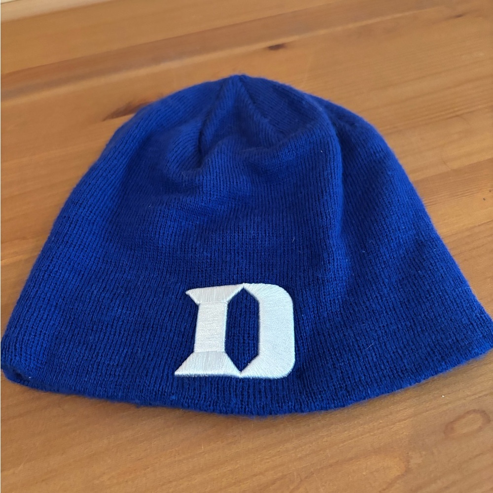 Duke Blue Devils NCAA Top of the World Basic Blue Knit Hat No Cuff No Pom